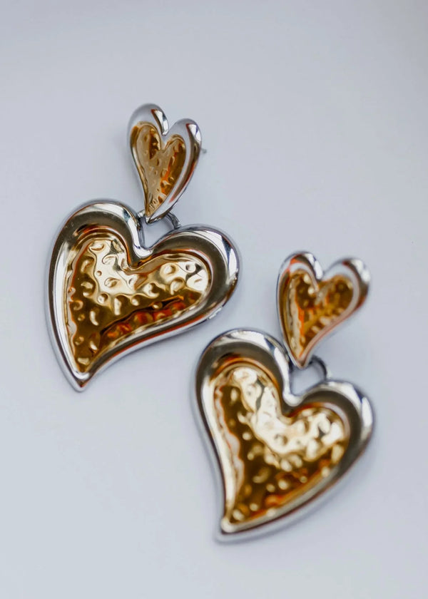 Boucles d’oreilles Cuore - NC – Bijoux artisanales fait avec âme pour sublimer votre style